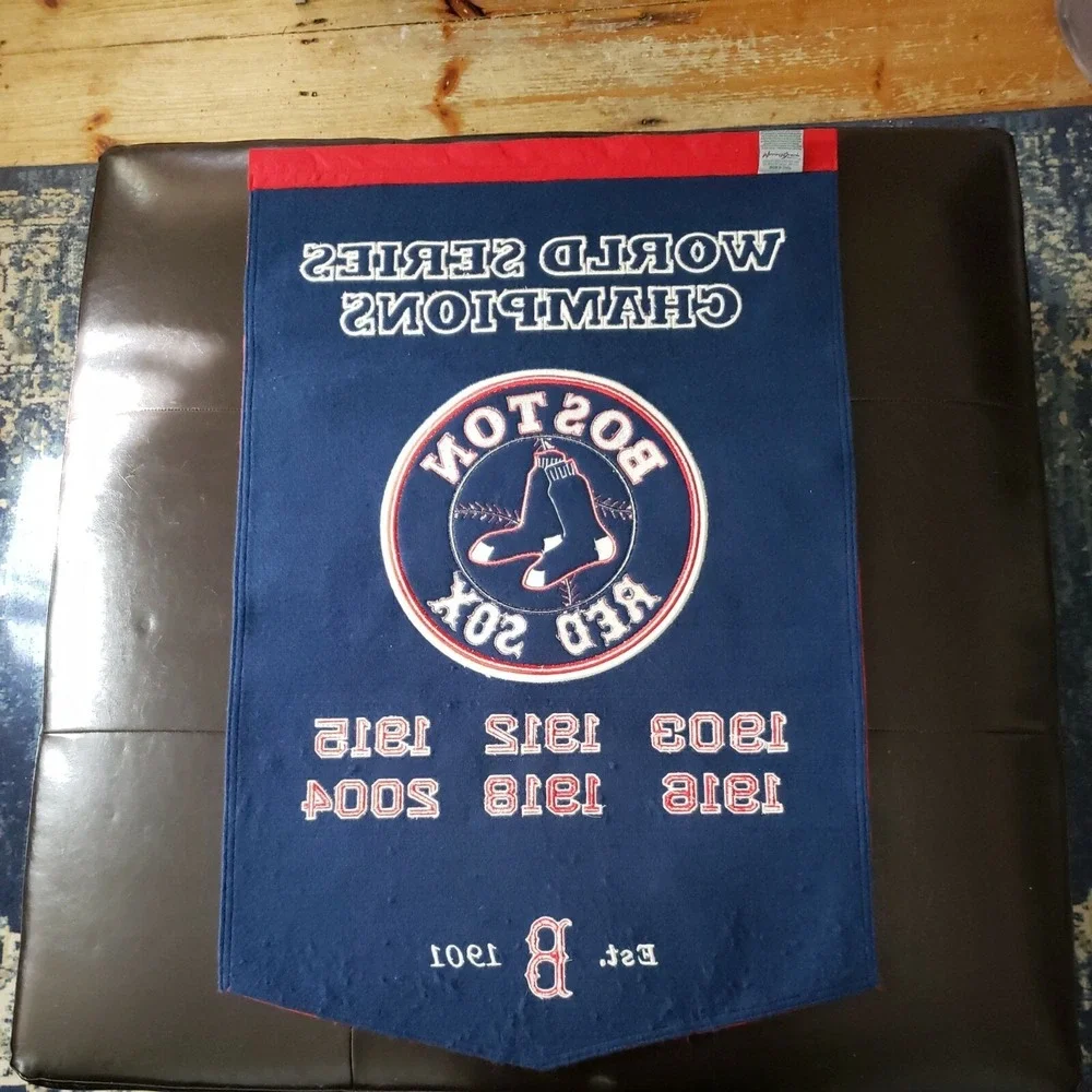 Boston Red Sox World Series Champions Winning Streak‎ Wool Blend large Banner